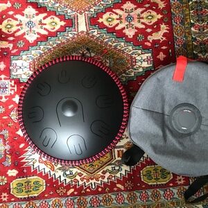 Hluru Mini handpan/tongue drum 14” D Kurd 9 notes